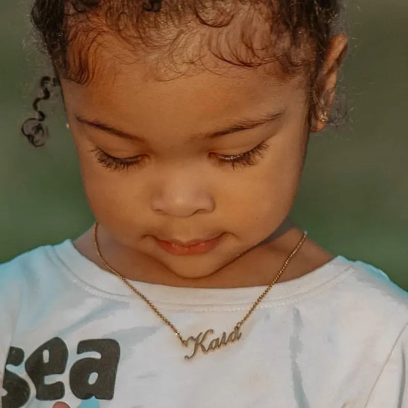 CURSIVE CUSTOM BABY NAME NECKLACE