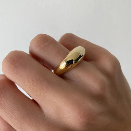 ARC 18K GOLD GEOMETRIC RING