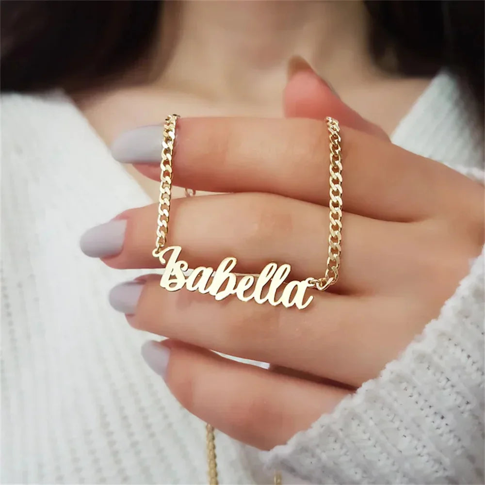 PENDANT CHAIN PERSONALIZED NECKLACE