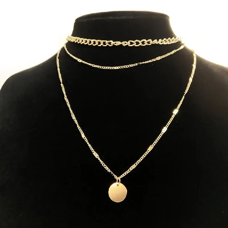 NECKLACE GOLD PLUS SILVER-PLATED