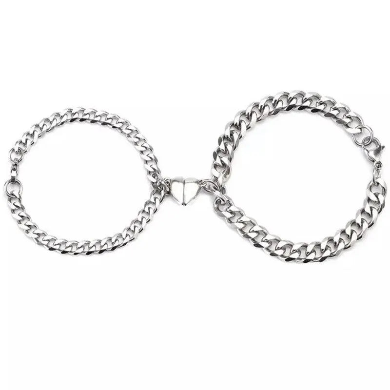 NEW COUPLE MAGNETIC BUCKLE BRACELET