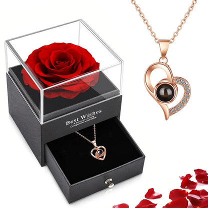 PROJECTION GIFT BOX NECKLACE SET