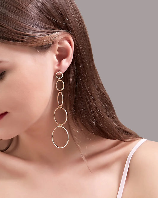 NEW CREATIVE HOLLOW ROUND EARRINGS