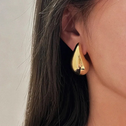 CHIC EXAGGERATE BIG WATERDROP EARRINGS