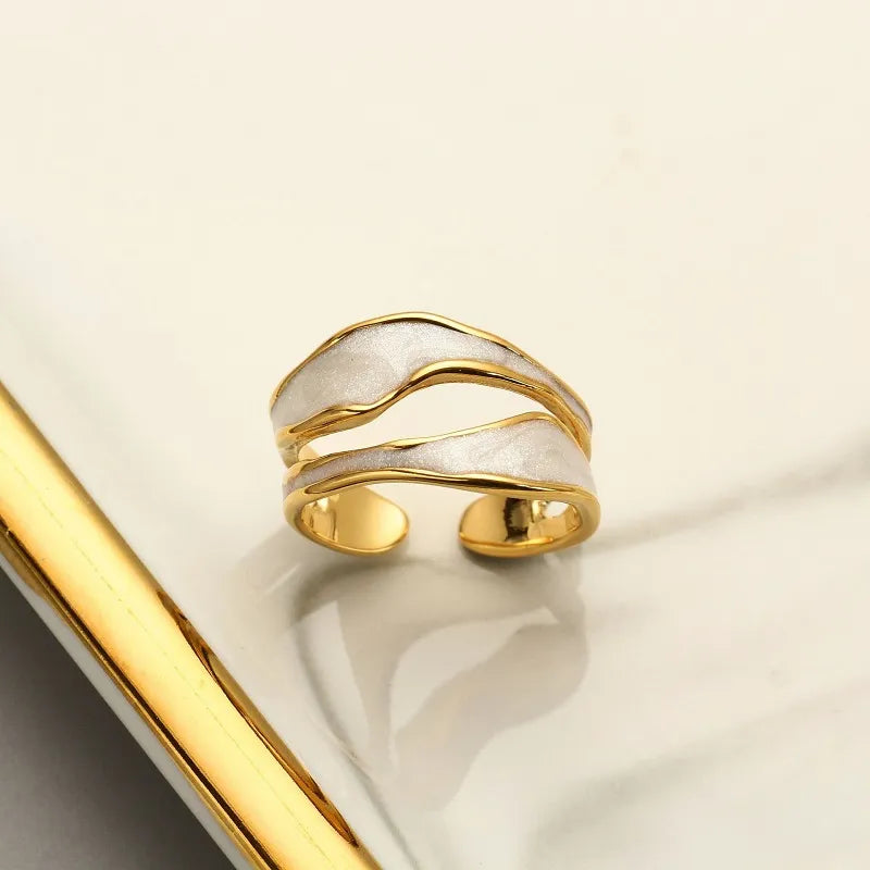 RETRO GOLD ADJUSTABLE RING