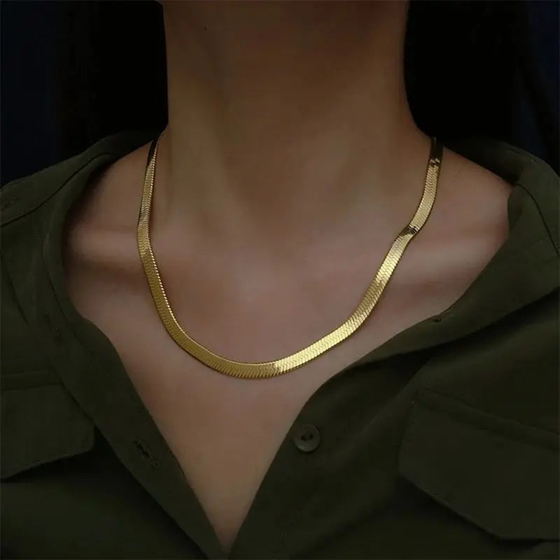 STERLING SILVER 18K GOLD NECKLACE