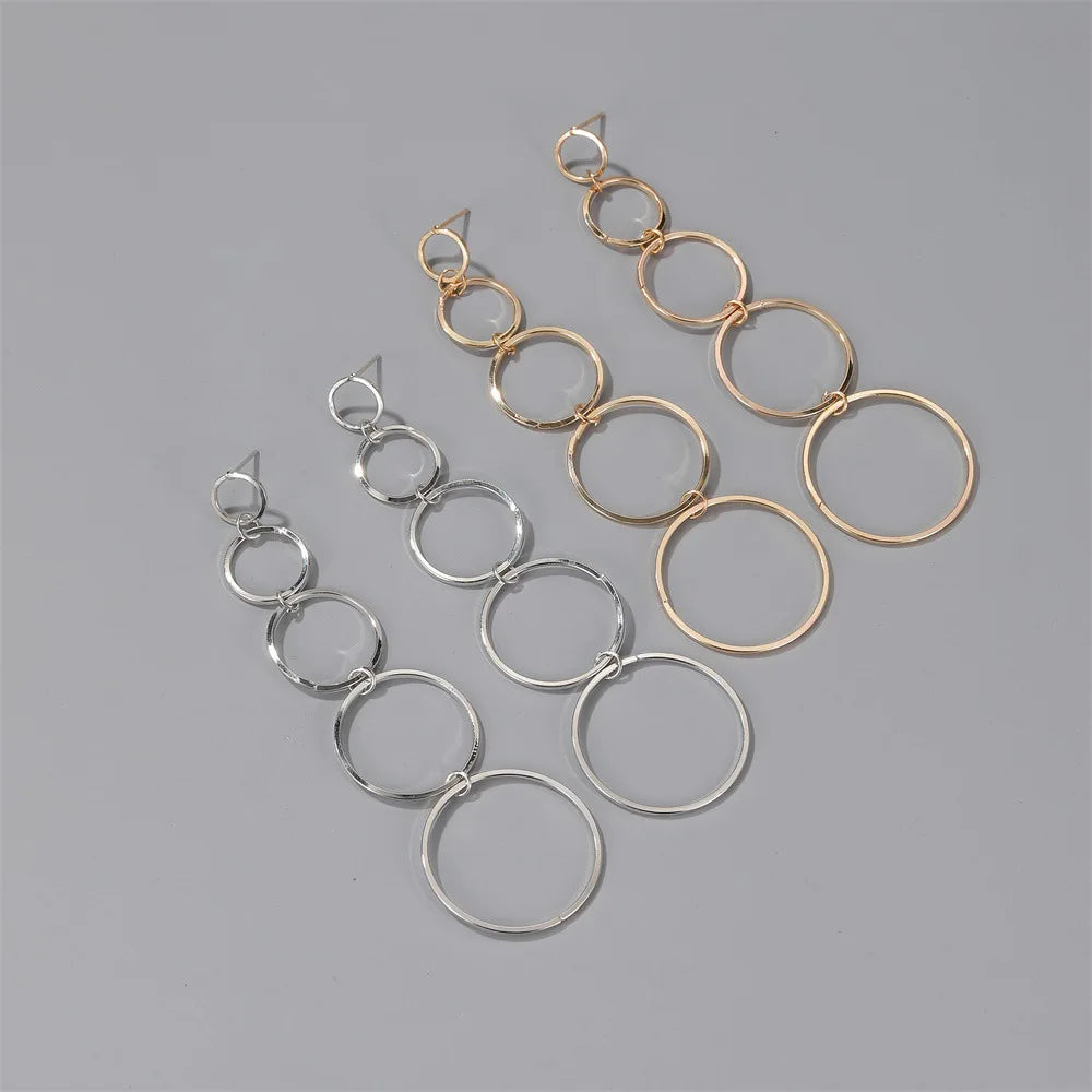 NEW CREATIVE HOLLOW ROUND EARRINGS