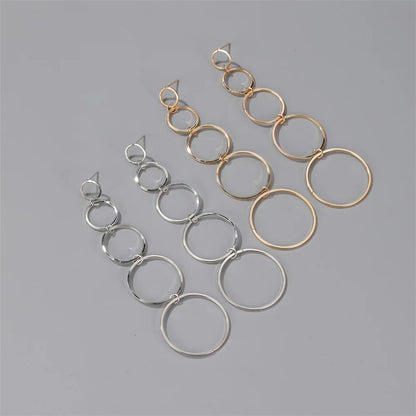 NEW CREATIVE HOLLOW ROUND EARRINGS