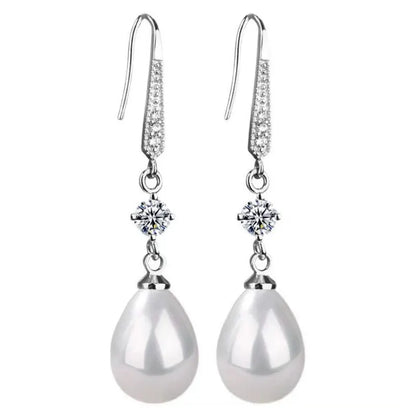 BRIDESMAID PEARL DANGLE EARRINGS