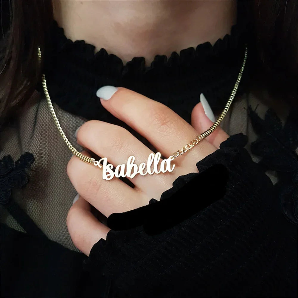 PENDANT CHAIN PERSONALIZED NECKLACE