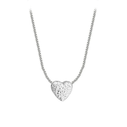 PATTERN LOVE SHAPED NECKLACE