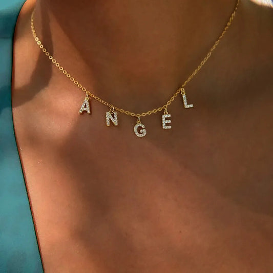 MULTIPLE LETTER CUSTOM NAME NECKLACE