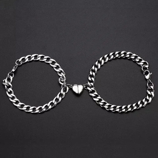 NEW COUPLE MAGNETIC BUCKLE BRACELET