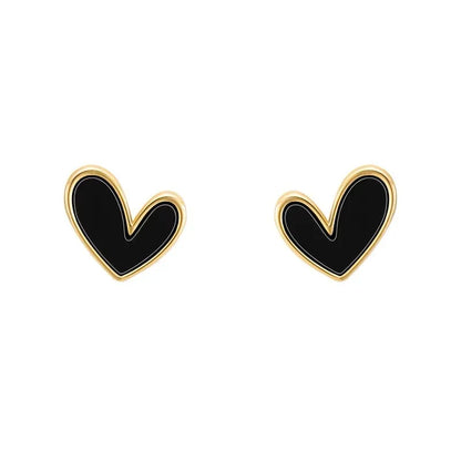 NEW HEART BLING ZIRCON EARRINGS ((EDITAR))