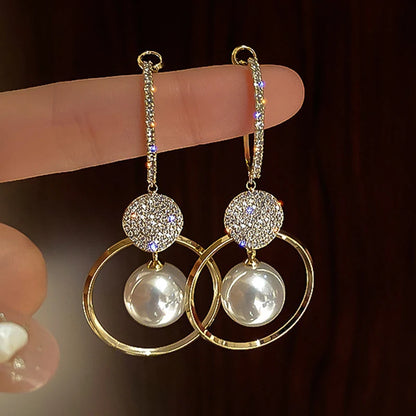 NEW CLASSIC ELEGANT PEARL EARRINGS